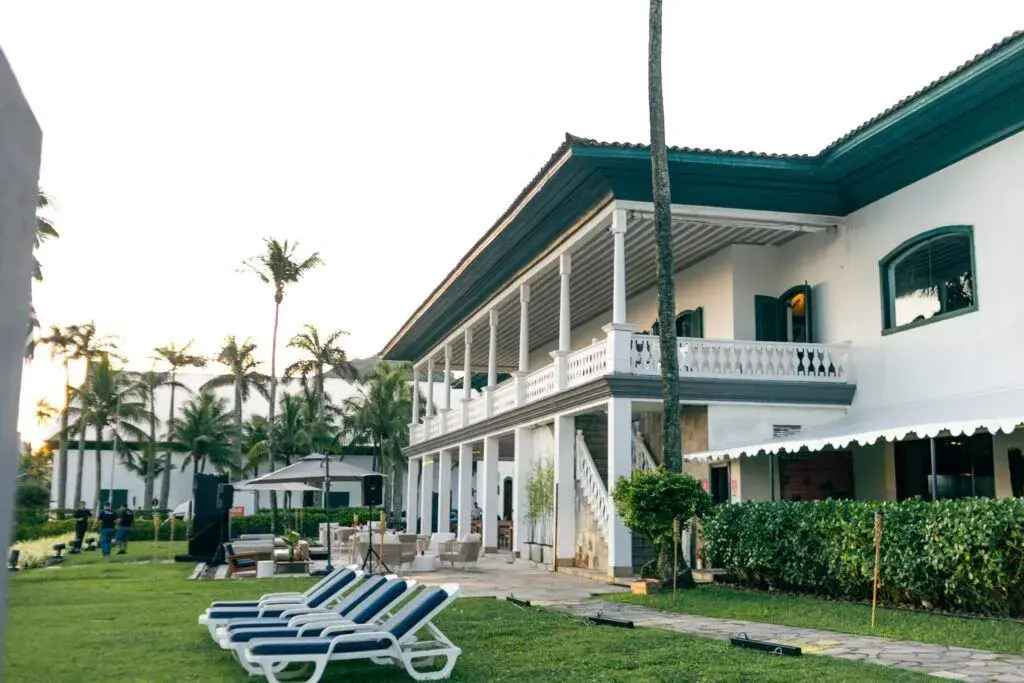 Área de lazer e convivência do Casa Grande Hotel e Resort